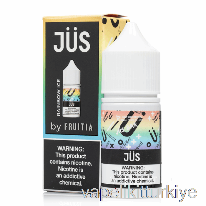 Vape Türkiye Gökkuşağı Buz - Sadece Tuzlar - 30ml 35mg